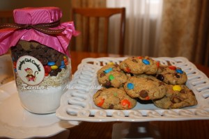 Chocolate Chips and M&Ms Cookies