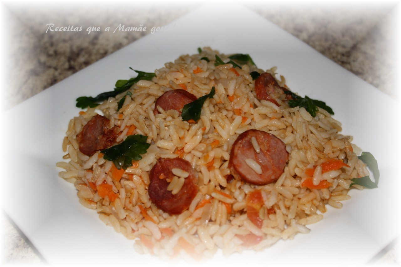 Arroz com linguiça 1