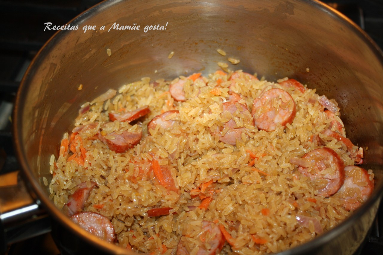 Arroz com linguiça 2
